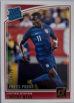 Timothy Weah [Press Proof Canvas] #198