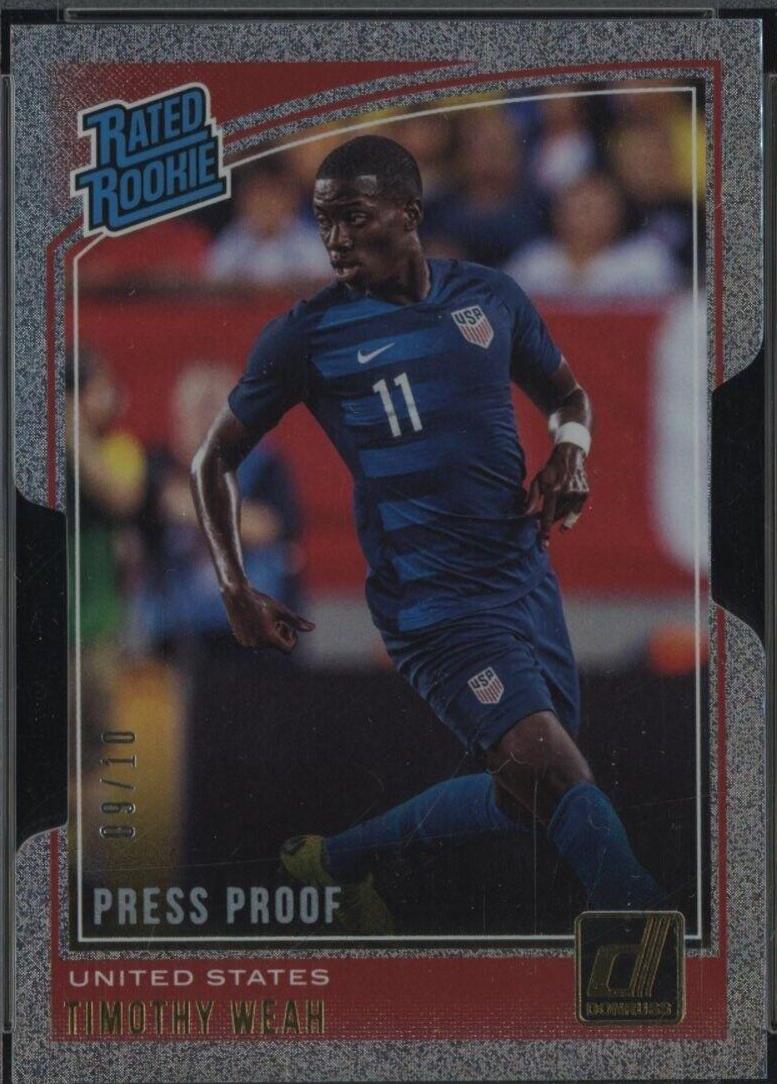 Timothy Weah [Press Proof Gold Die Cut] #198