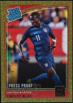 Timothy Weah [Press Proof Gold] #198