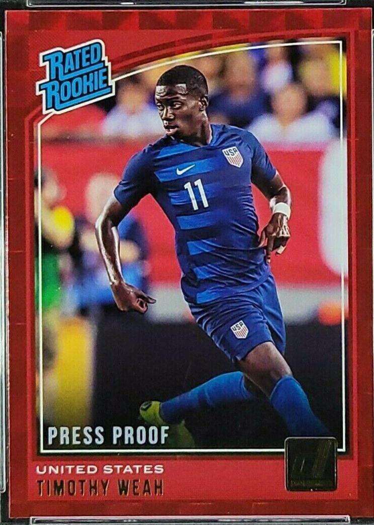Timothy Weah [Press Proof Red] #198