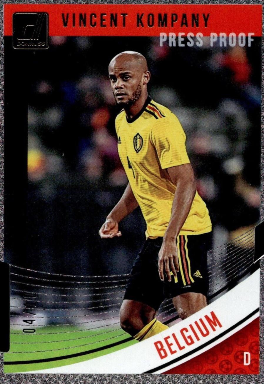 Vincent Kompany [Press Proof Gold Die Cut] #103