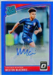 Weston McKennie [Optic Autograph Blue] #199