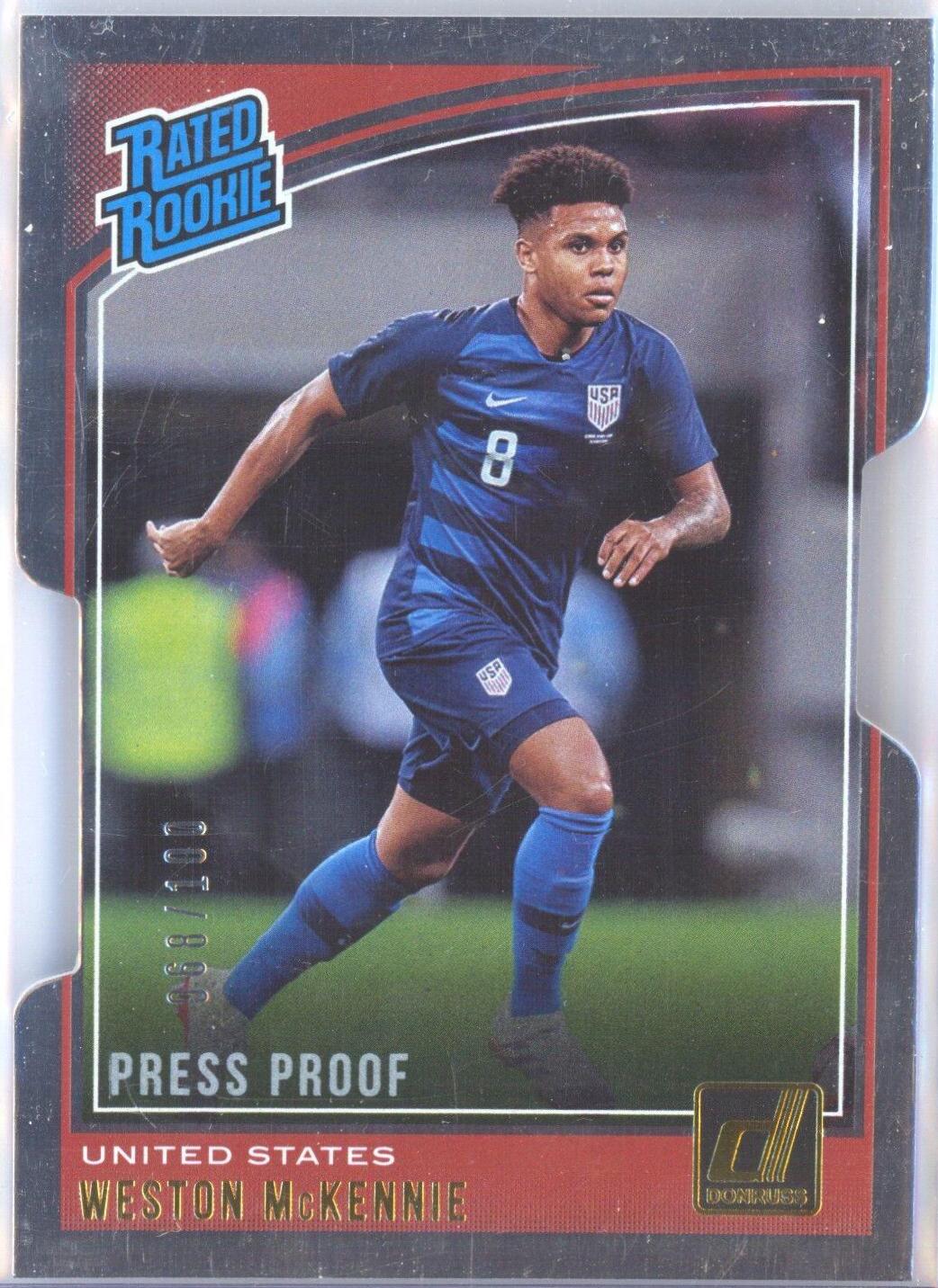 Weston McKennie [Press Proof Die Cut] #199