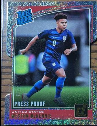 Weston McKennie [Press Proof Gold Die Cut] #199