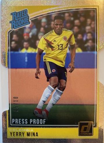 Yerry Mina [Press Proof Gold Die Cut] #186