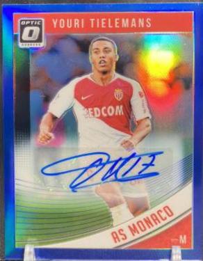 Youri Tielemans [Optic Autograph Blue] #81