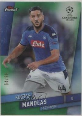Kostas Manolas [Green Refractor] #12