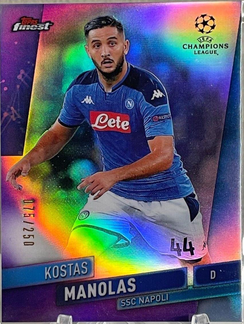 Kostas Manolas [Purple Refractor] #12