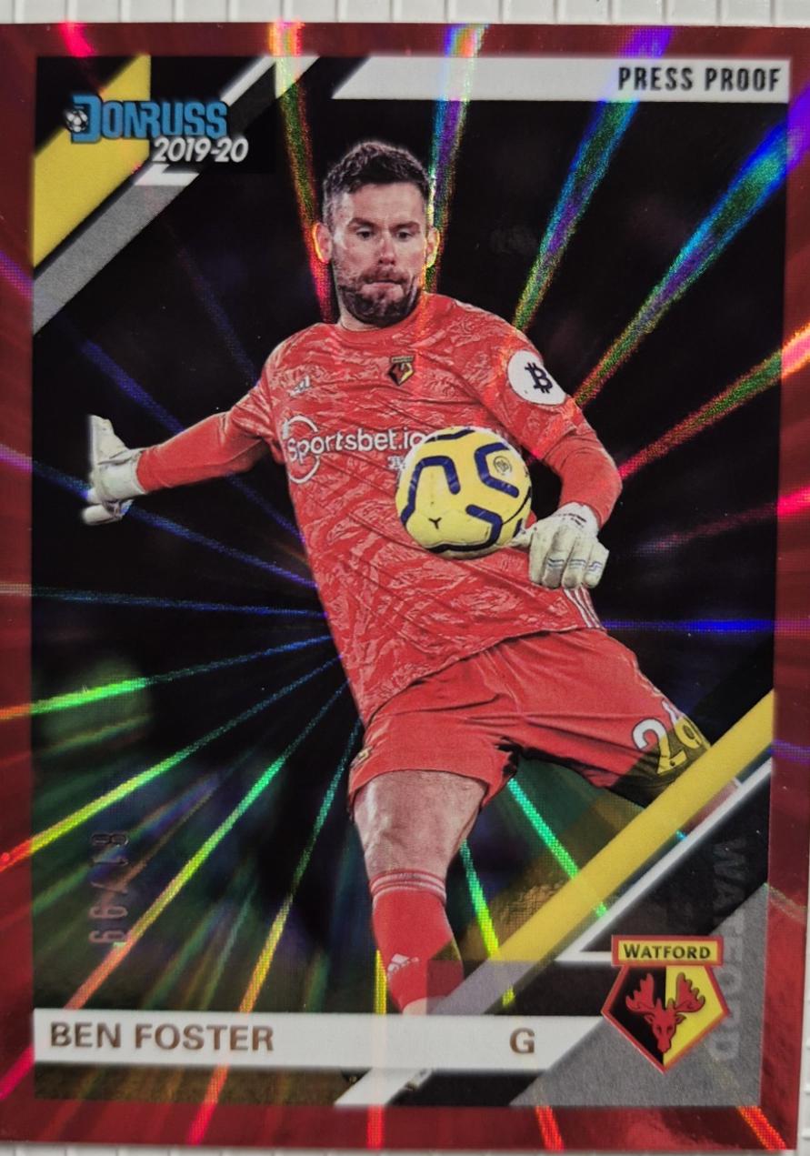 Ben Foster [Donruss Premier League Press Proof Red Laser] #165