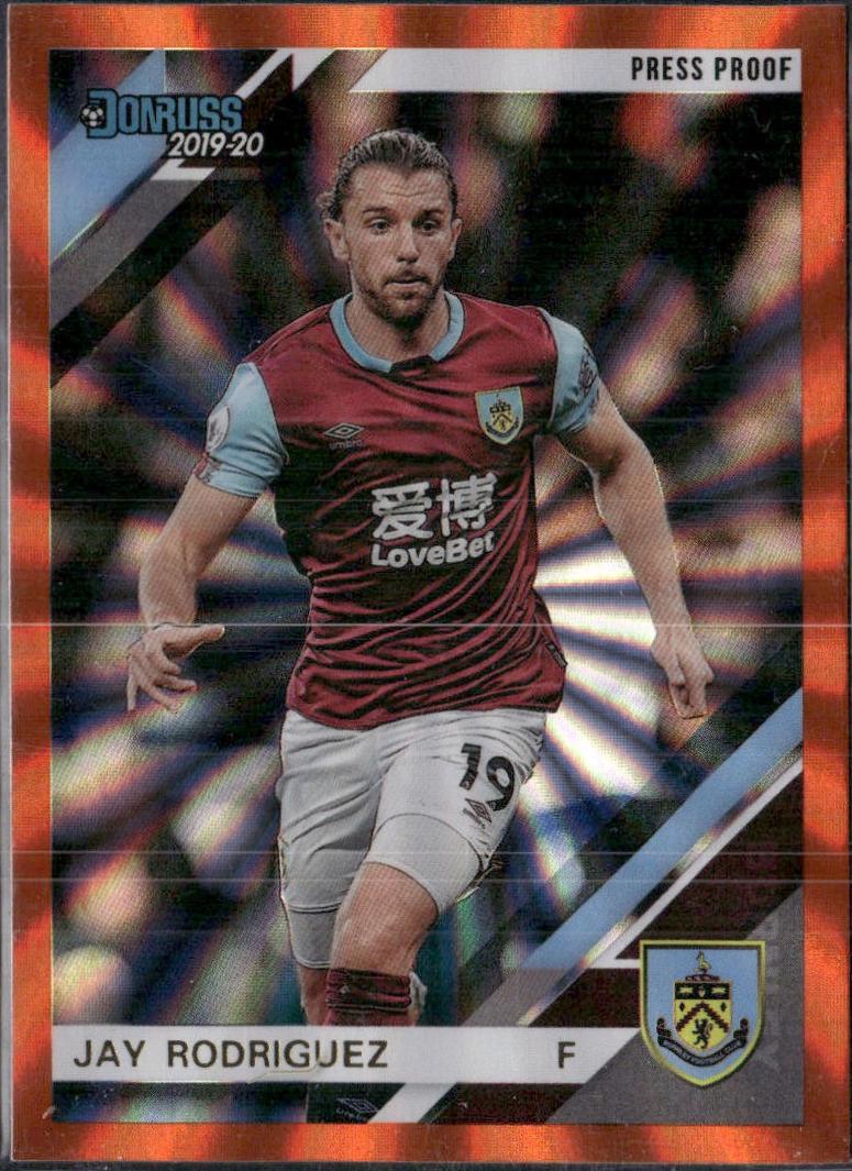 Jay Rodriguez [Donruss Premier League Press Proof Orange Laser] #49