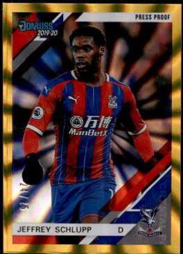 Jeffrey Schlupp [Donruss Premier League Press Proof Gold Laser] #61