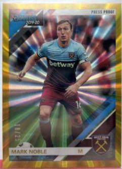 Mark Noble [Donruss Premier League Press Proof Gold Laser] #185