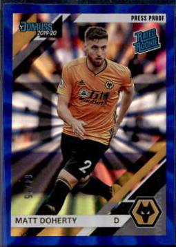 Matt Doherty [Donruss Premier League Press Proof Blue Laser] #195