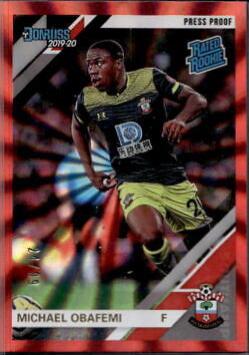 Michael Obafemi [Donruss Premier League Press Proof Red Laser] #155