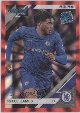 Reece James [Donruss Premier League Press Proof Red Laser] #56