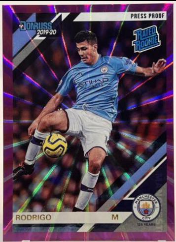 Rodrigo [Donruss Premier League Press Proof Purple Laser] #104