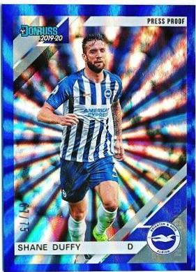 Shane Duffy [Donruss Premier League Press Proof Blue Laser] #36