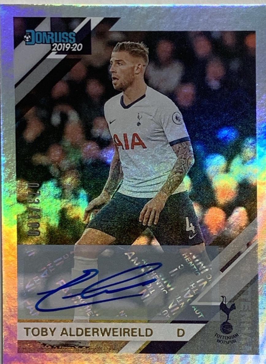 Toby Alderweireld [Donruss Premier League Autograph] #161