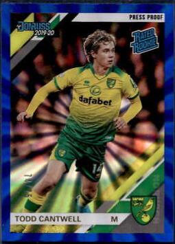 Todd Cantwell [Donruss Premier League Press Proof Blue Laser] #132