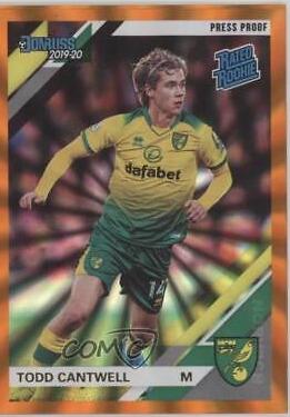 Todd Cantwell [Donruss Premier League Press Proof Orange Laser] #132