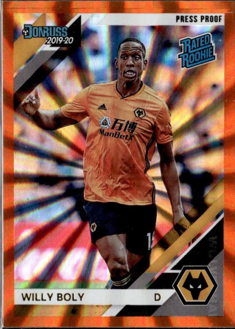 Willy Boly [Donruss Premier League Press Proof Purple Laser] #200
