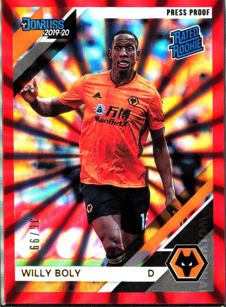 Willy Boly [Donruss Premier League Press Proof Red Laser] #200
