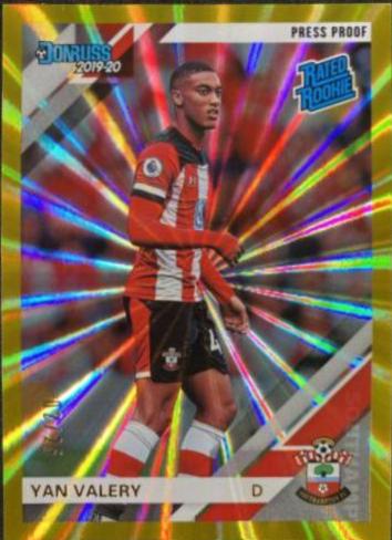 Yan Valery [Donruss Premier League Press Proof Gold Laser] #154
