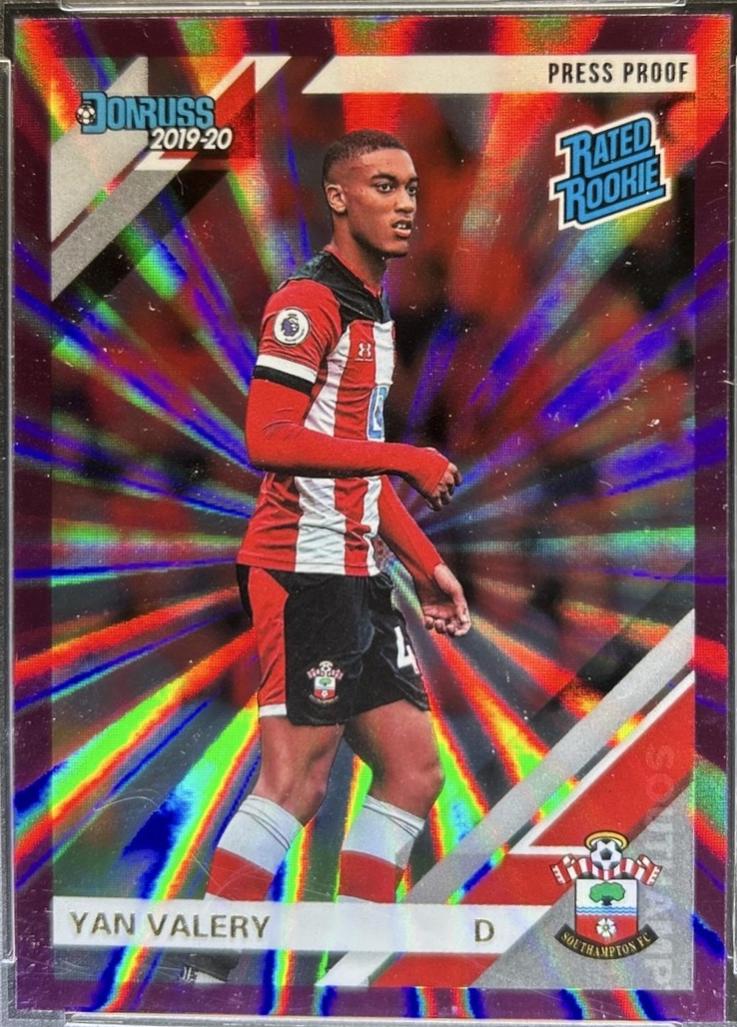 Yan Valery [Donruss Premier League Press Proof Purple Laser] #154