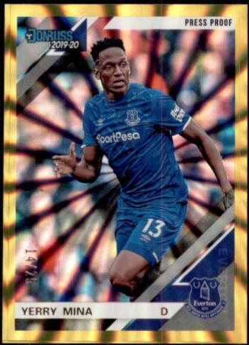 Yerry Mina [Donruss Premier League Press Proof Gold Laser] #78