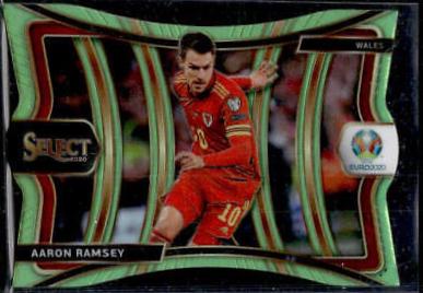 Aaron Ramsey [Neon Green Die Cut Prizm] #124
