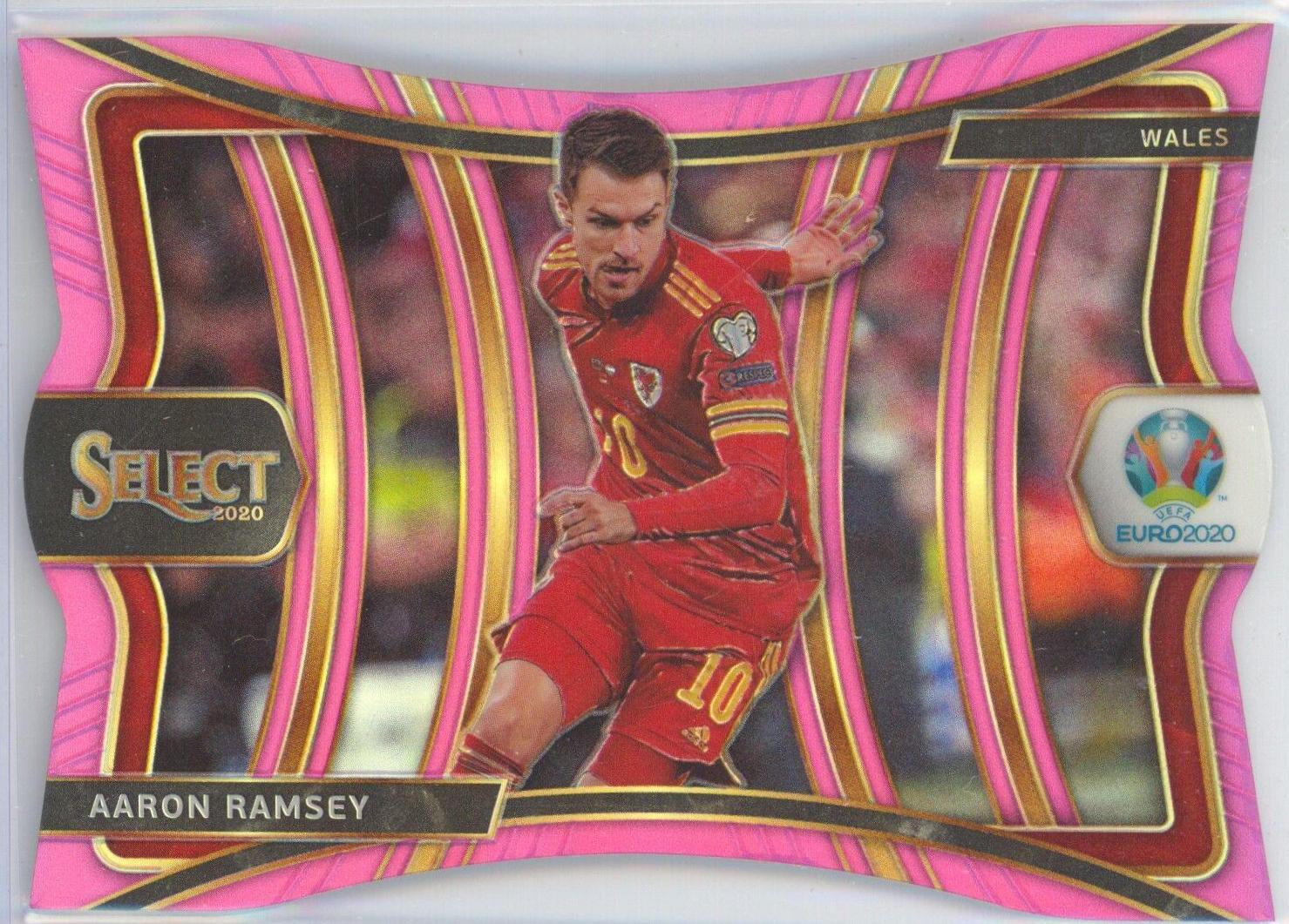 Aaron Ramsey [Pink Die Cut Prizm] #124