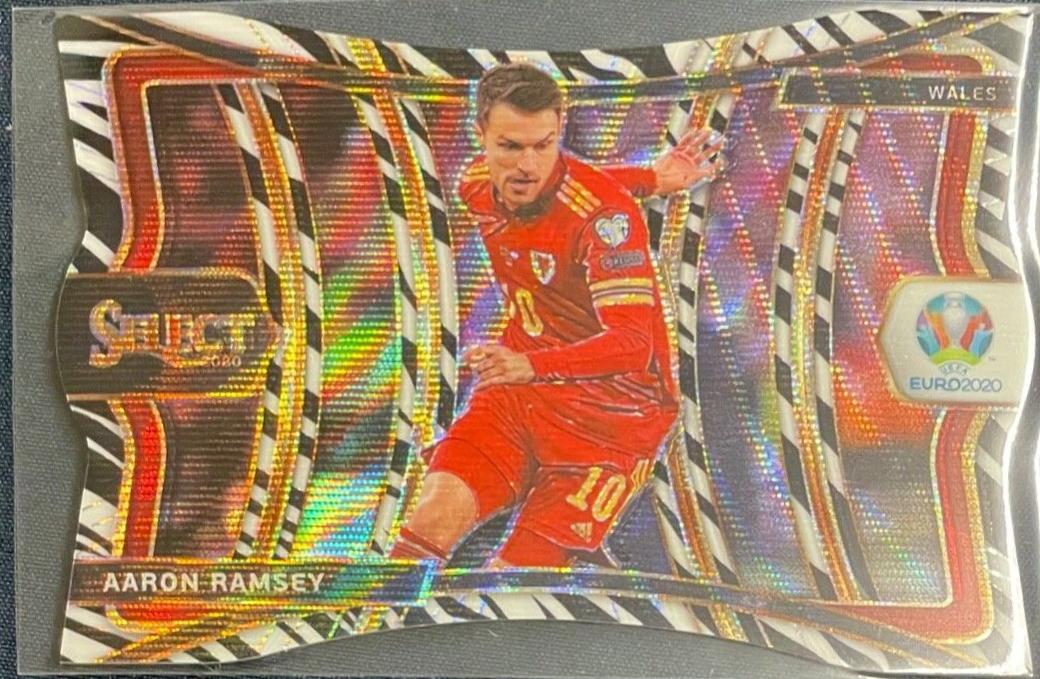 Aaron Ramsey [Zebra Die Cut Prizm] #124