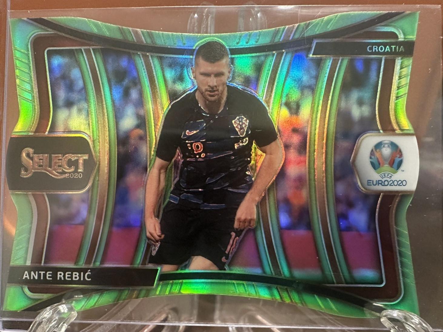 Ante Rebic [Neon Green Die Cut Prizm] #106