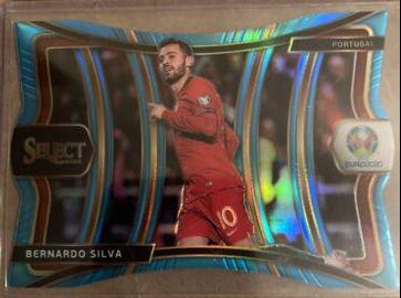 Bernardo Silva [Light Blue Die Cut Prizm] #130