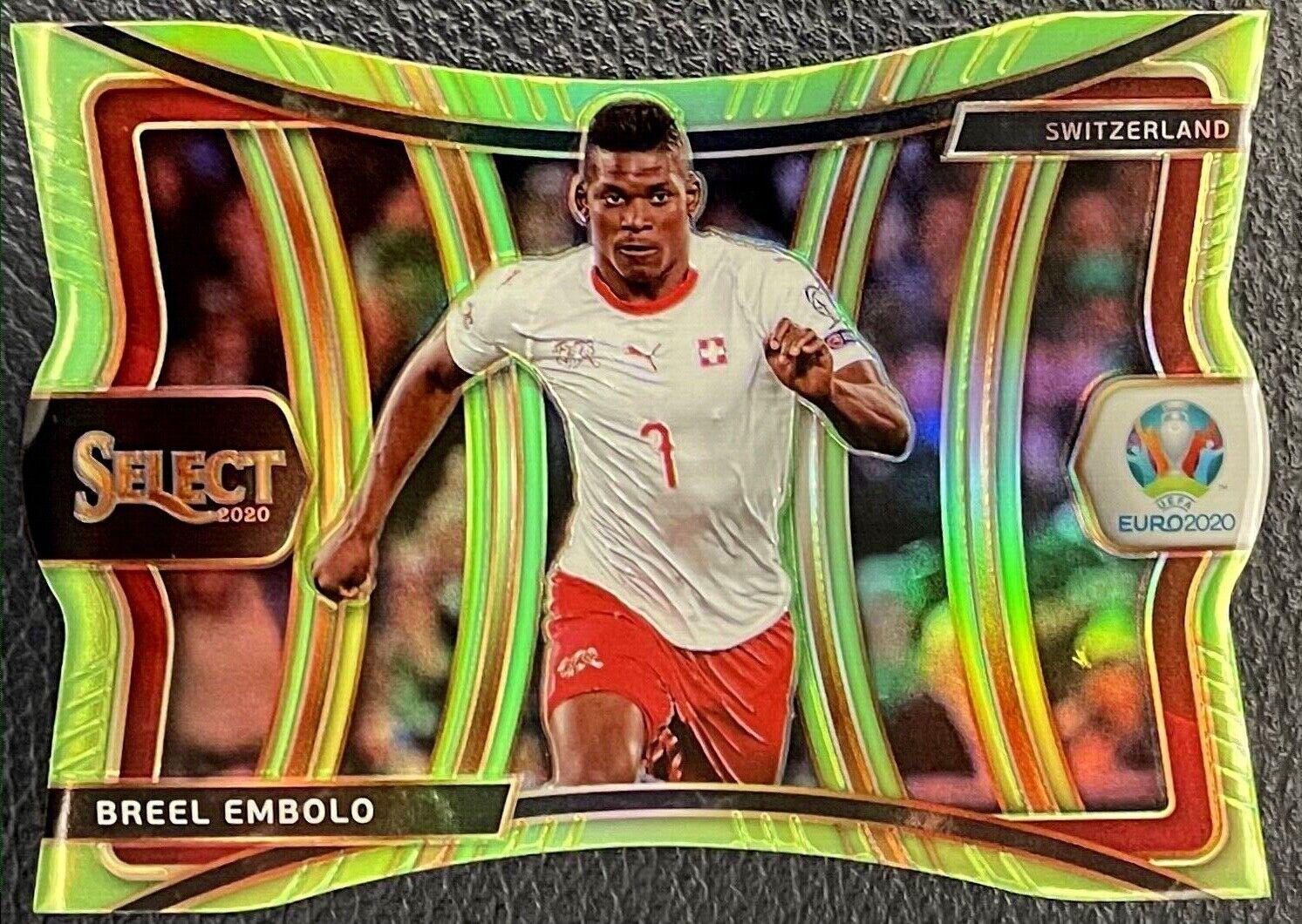 Breel Embolo [Neon Green Die Cut Prizm] #160