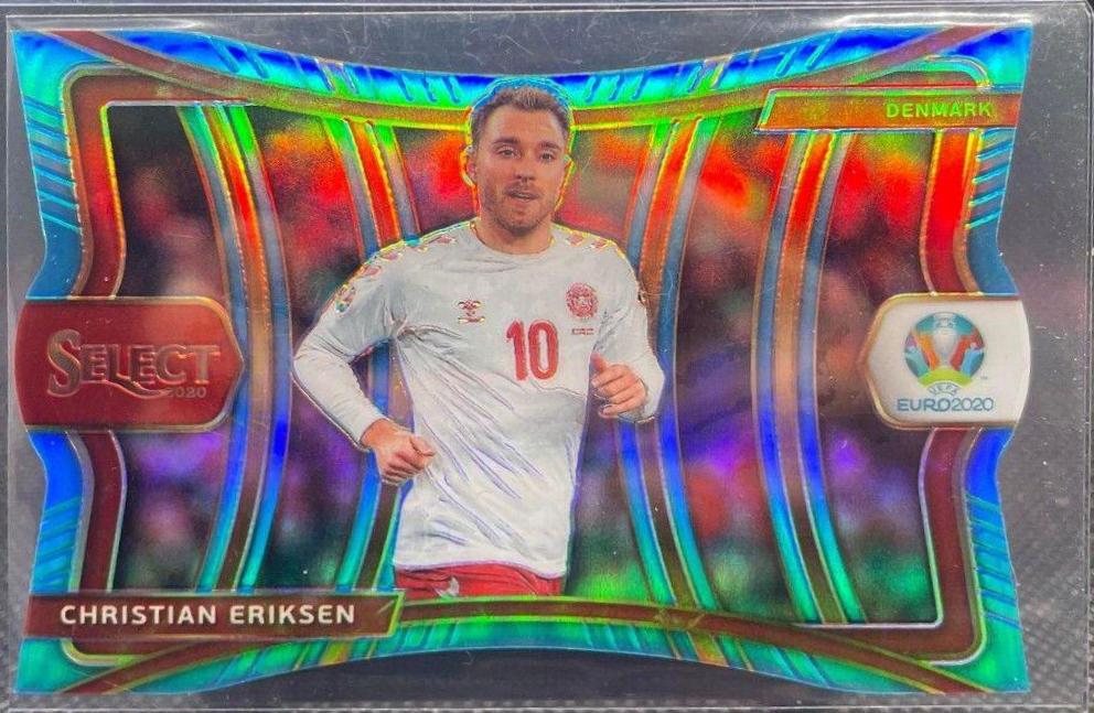 Christian Eriksen [Light Blue Die Cut Prizm] #139