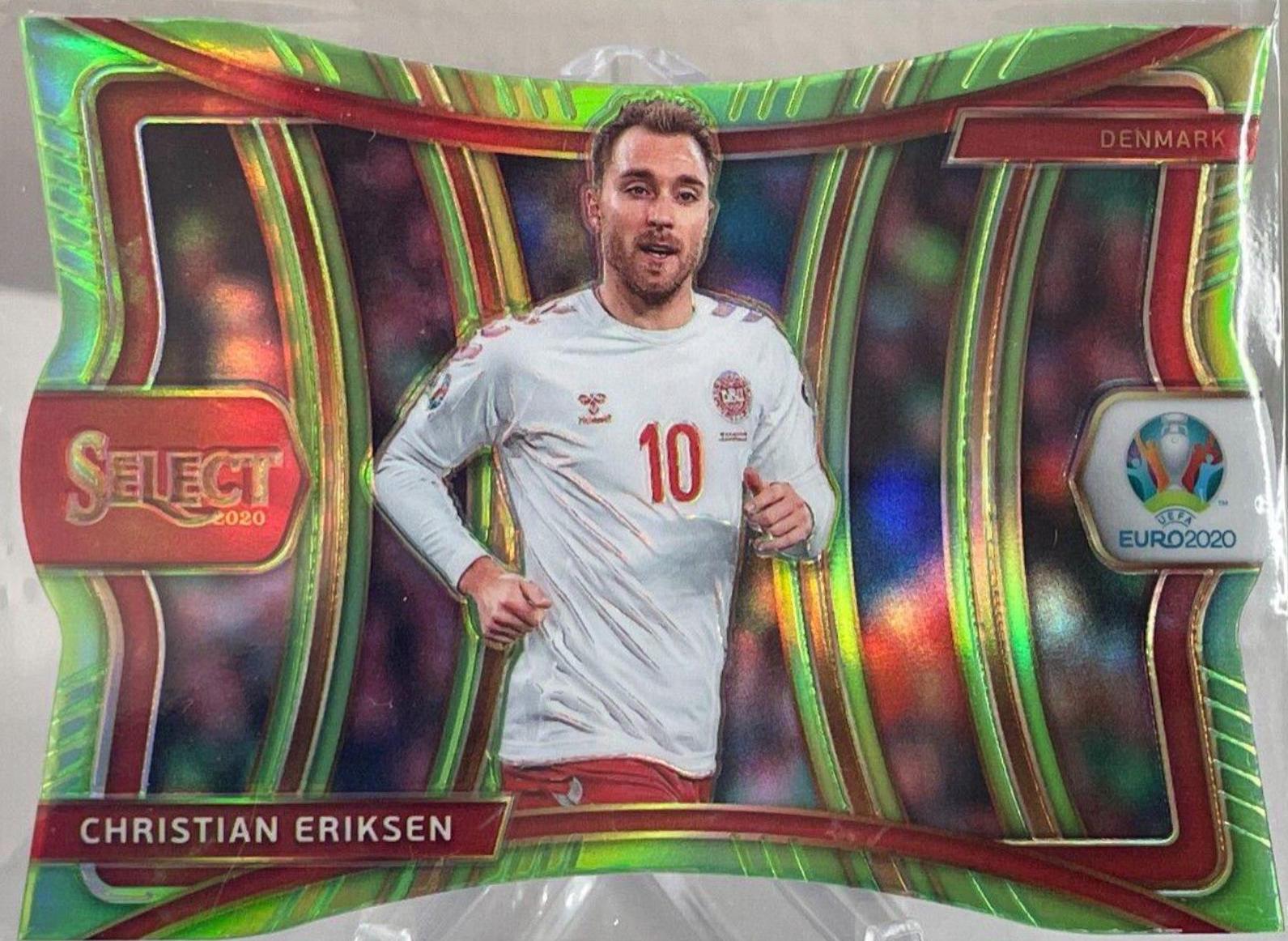 Christian Eriksen [Neon Green Die Cut Prizm] #139
