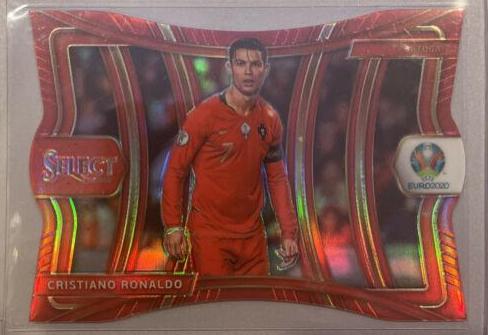Cristiano Ronaldo [Red Die Cut Prizm] #136
