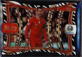 Cristiano Ronaldo [SP Zebra Die Cut Prizm] #136