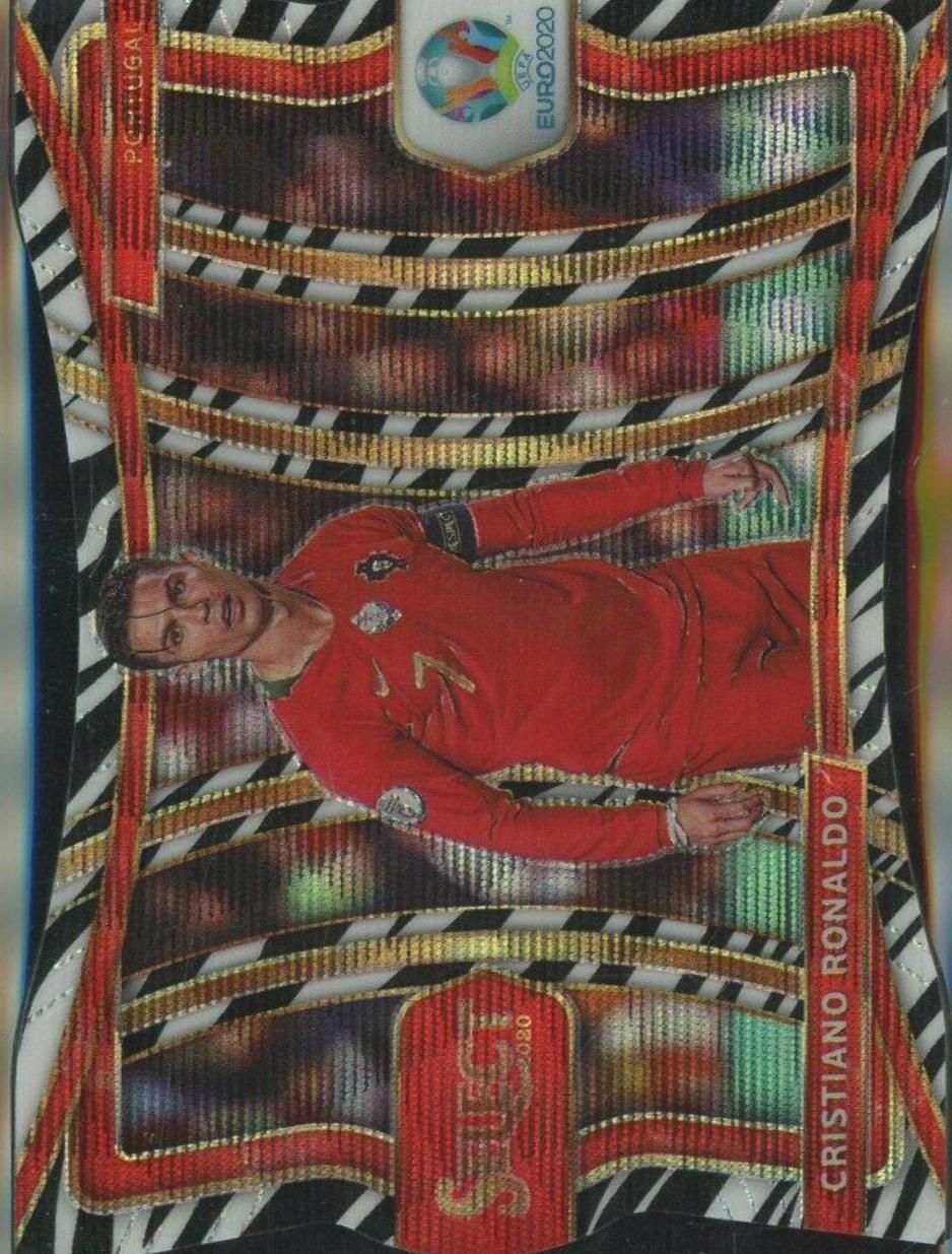 Cristiano Ronaldo [Zebra Die Cut Prizm] #136