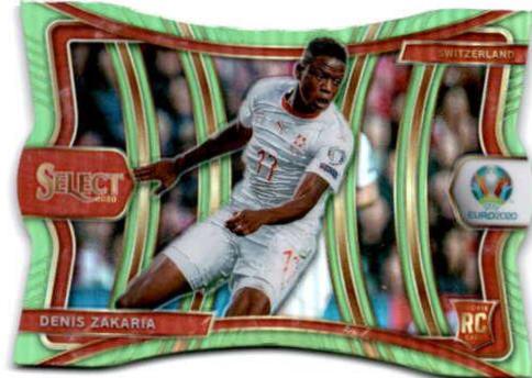 Denis Zakaria [Neon Green Die Cut Prizm] #159