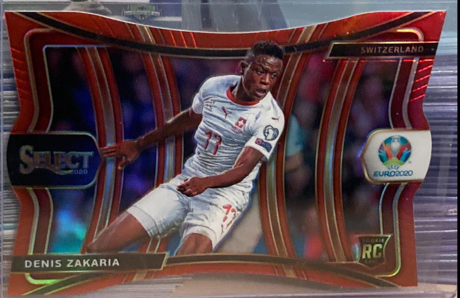 Denis Zakaria [Red Die Cut Prizm] #159