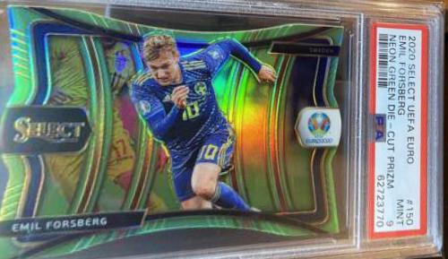 Emil Forsberg [Neon Green Die Cut Prizm] #150