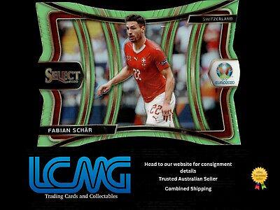 Fabian Schar [Neon Green Die Cut Prizm] #154