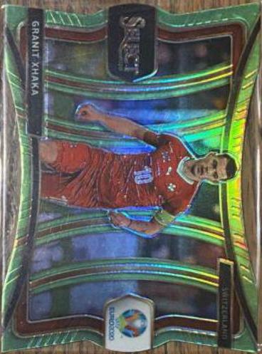 Granit Xhaka [Neon Green Die Cut Prizm] #157