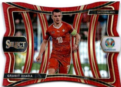Granit Xhaka [Red Die Cut Prizm] #157