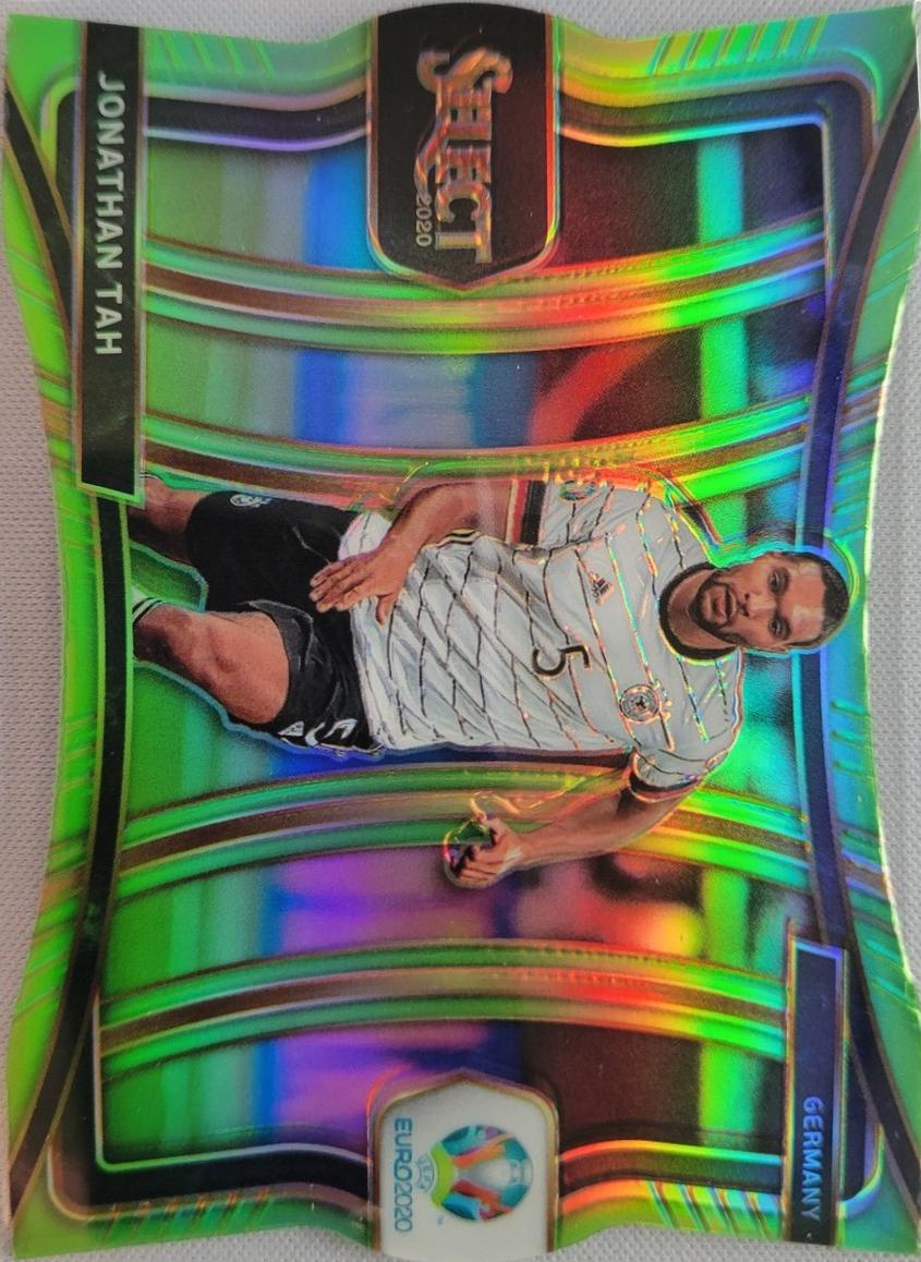 Jonathan Tah [Neon Green Die Cut Prizm] #168