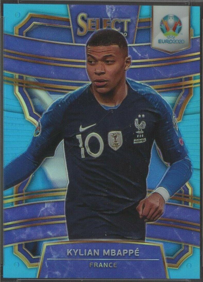 Kylian Mbappe [SP Light Blue Prizm] #51