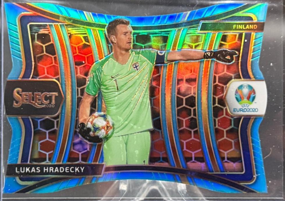 Lukas Hradecky [Light Blue Die Cut Prizm] #110