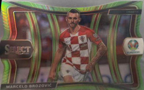 Marcelo Brozovic [Neon Green Die Cut Prizm] #105